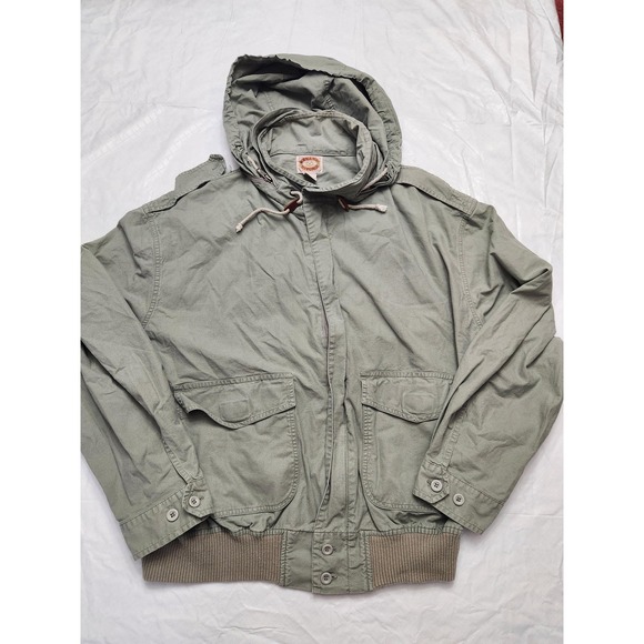 Banana Republic Other - Vintage Banana Republic Jacket Mens Large Green Hooded Canvas Military Field